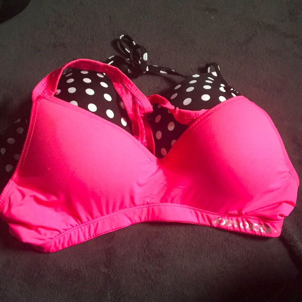 Joe boxer sports bra and bikini top